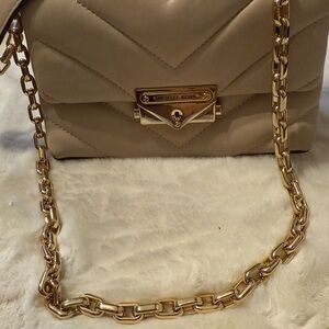 Gold Chain Quilted Bag